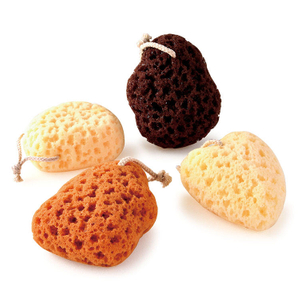 Wholesale 100% Natural Soft Irregular Shape Organic Seaweed Body Bath Sponge TJ326