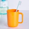 Modern Popular Cups for Mouthwash BPA Free Milk Mug Blue Plastic Mugs with Handle