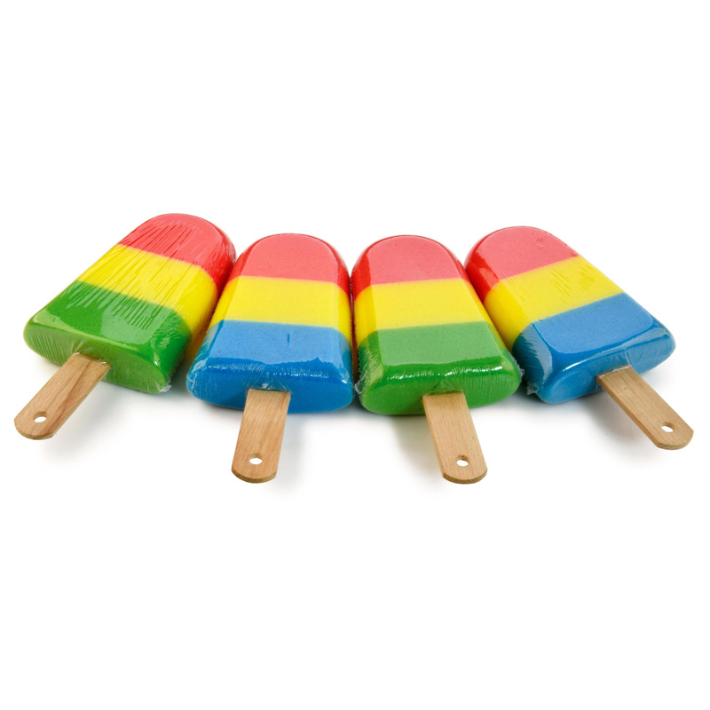 Ice Cream Shaped Bath Sponge Puff PU Sponge Shower Kids Bath Sponge