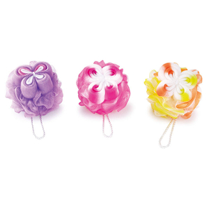 Super Soft Exfoliating Bath Loofah Sponge Basic Cleansing Bath Mesh Shower Puff TJ166